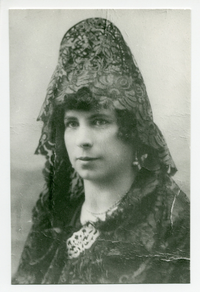 Photographie de Louisa Bosch y Pagès, professeur de harpe d'Hélène Paderewska