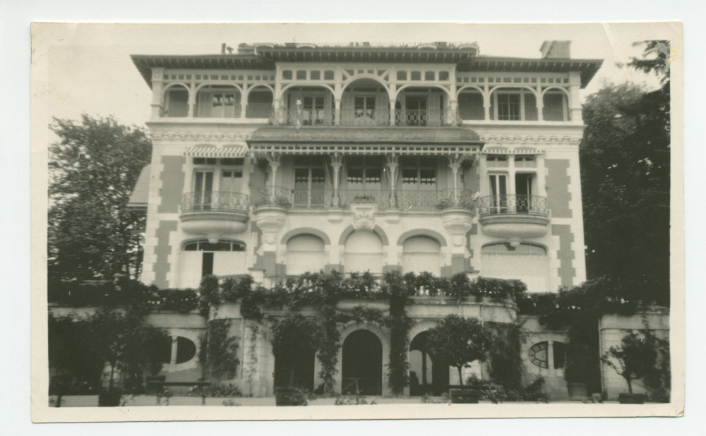 Photographie de la villa de Riond-Bosson depuis le sud – extraite d'un album de la famille Obuchowicz