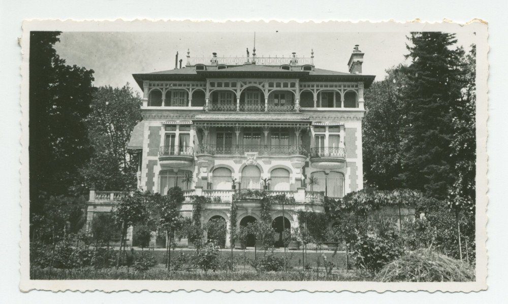 Photographie de la villa de Riond-Bosson depuis le sud – extraite d'un album de la famille Obuchowicz
