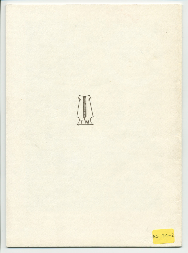 «Ignacy Jan Paderewski w Kasnej Dolnej» [IJP à Kasna Dolna] – Brochure de Franciszek Pulit éditée en 1986 (sans doute pour ses visiteurs) par la «Tarnowskie Towarzystwo Muzyczne» [Société de musique de Tarnów]
