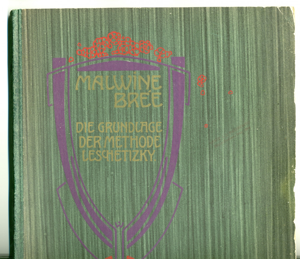 Partition de «Die Grundlage der Methode Leschetizky, mit Autorisation des Meisters herausgegeben von seiner Assistentin Malwin Brée, mit 47 Abbildungen der Hand Leschetitzkys» (B. Schott's Söhne, Mainz, 1902)