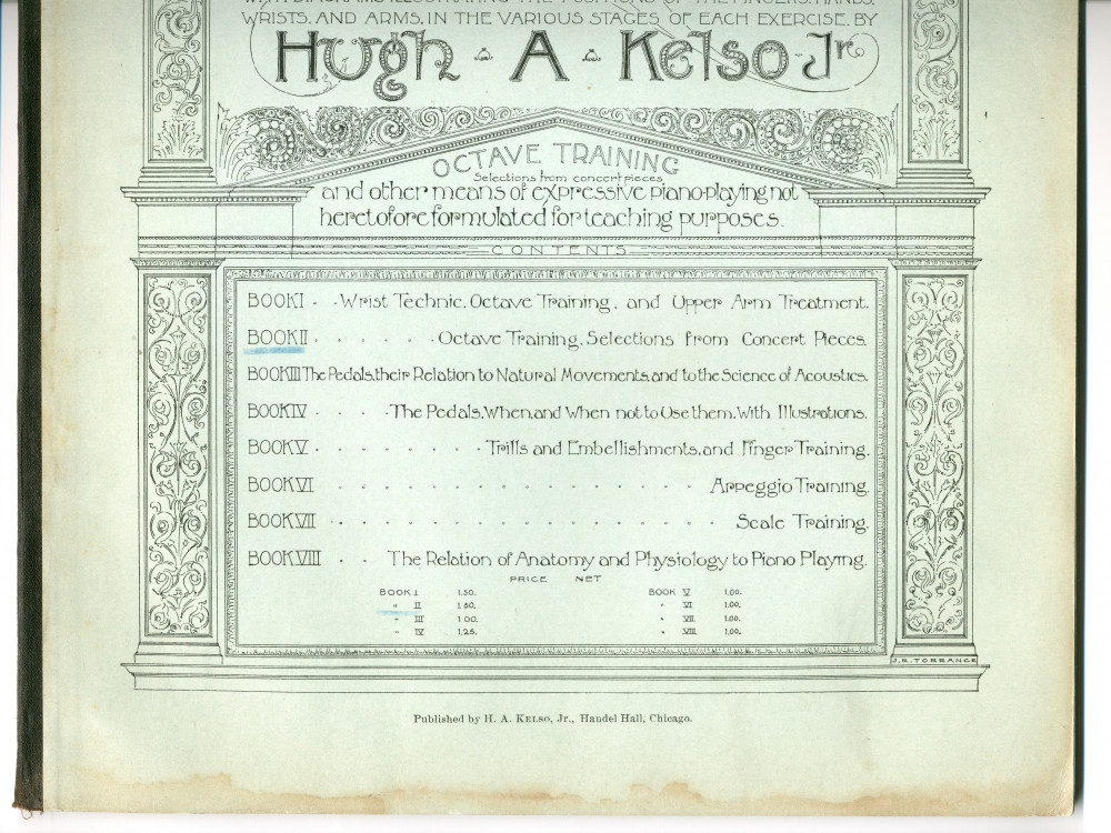 Partition de l'«Interpretative Technic, A New and Comprehensive Method of Piano-Playing, Based upon the Scientific Principles of Anatomy, Physiology, Acoustics and Psychology – Book II…» de Hugh A. Kelso Jr.
