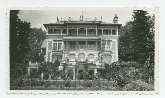 Photographie de la villa de Riond-Bosson depuis le sud – extraite d'un album de la famille Obuchowicz