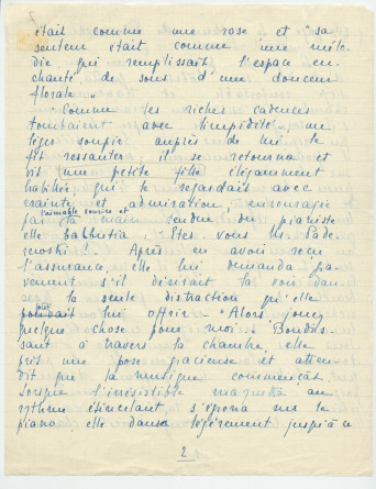 Reproduction manuscrite de divers articles de presse sur Paderewski (sans réf. claires la plupart du temps) par Lydia Opienska-Barblan (probablement tirés d'un pressbook)