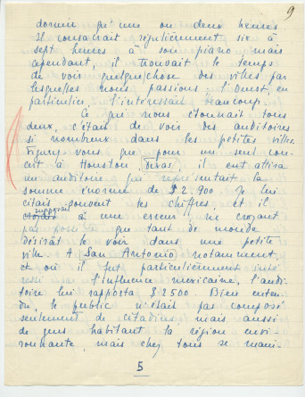 Reproduction manuscrite de divers articles de presse sur Paderewski (sans réf. claires la plupart du temps) par Lydia Opienska-Barblan (probablement tirés d'un pressbook)