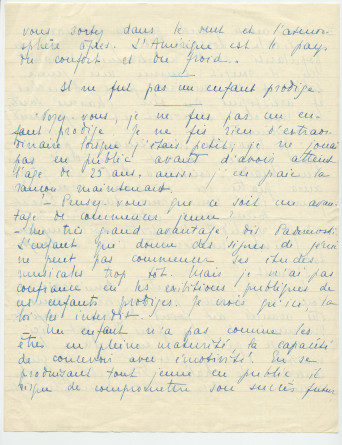 Reproduction manuscrite de divers articles de presse sur Paderewski (sans réf. claires la plupart du temps) par Lydia Opienska-Barblan (probablement tirés d'un pressbook)