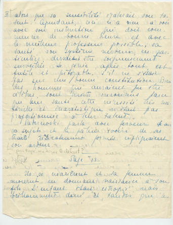 Reproduction manuscrite de divers articles de presse sur Paderewski (sans réf. claires la plupart du temps) par Lydia Opienska-Barblan (probablement tirés d'un pressbook)