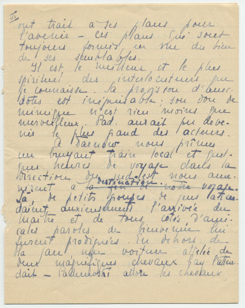 Reproduction manuscrite de divers articles de presse sur Paderewski (sans réf. claires la plupart du temps) par Lydia Opienska-Barblan (probablement tirés d'un pressbook)