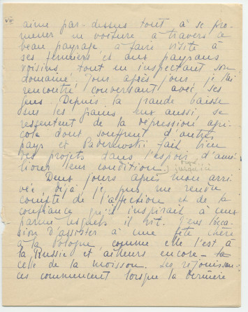 Reproduction manuscrite de divers articles de presse sur Paderewski (sans réf. claires la plupart du temps) par Lydia Opienska-Barblan (probablement tirés d'un pressbook)