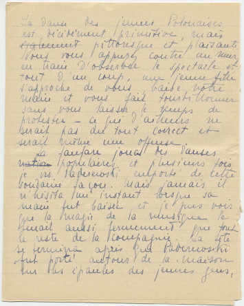 Reproduction manuscrite de divers articles de presse sur Paderewski (sans réf. claires la plupart du temps) par Lydia Opienska-Barblan (probablement tirés d'un pressbook)