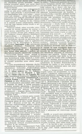 «Ignacy J. Paderewski» – Biographie en polonais rédigée par Henryk Opienski (sans réf.)