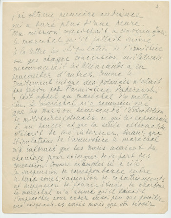 Récit manuscrit (avec saisie dactylographiée) de Sylwin Strakacz rédigé probablement en 1945 à destination de la Haute cour de justice (de France?), pour «justifier» ses démarches auprès du maréchal Pétain en juin 1940 à la demande de Paderewski