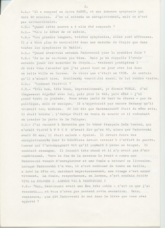 «Paderewski: The Noblest Spirit of Them All» [Le plus noble esprit parmi tous] – Chapitre 34 du livre «Evenings With Horowitz – A Personal Portrait» [Soirées avec Horowitz – Un portrait personnel] de David Dubal, publié en 1991 à New York chez Birch Lane