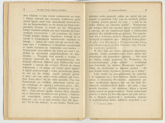 «Ignacy J. Paderewski» – Biographie en polonais à destination des écoliers rédigée par Henryk Opienski, parue à Lwów en 1933 sous la forme d'une petite brochure de 36 pages
