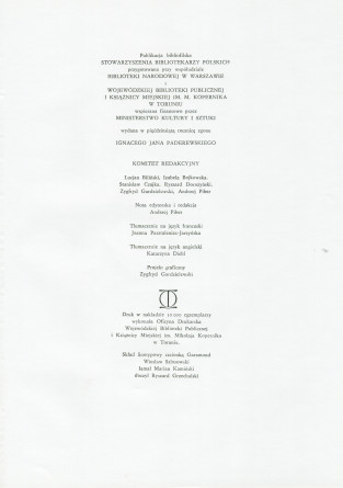 «Chopin» – Plaquette de la traduction française (par Paul Cazin) du discours prononcé par Paderewski le 23 octobre 1910 à Lwów devant l'Union des musiciens polonais, à l'occasion des célébrations du centenaire de la naissance du compositeur (Ed. de la revu