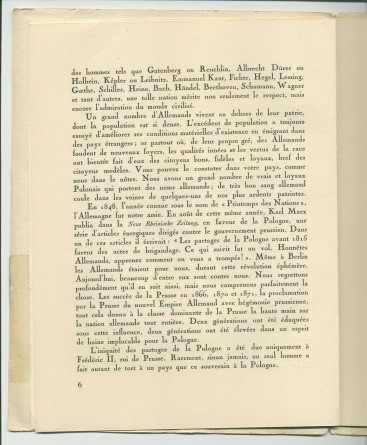 «La Pologne et la Paix» – Plaquette de l'allocution prononcée par Paderewski le 18 mai 1932 au banquet donné en son honneur à l'Hôtel Astor, à New York, par la Chambre de commerce américano-polonaise, le «Civil Forum» et le Conseil des relations étrangère