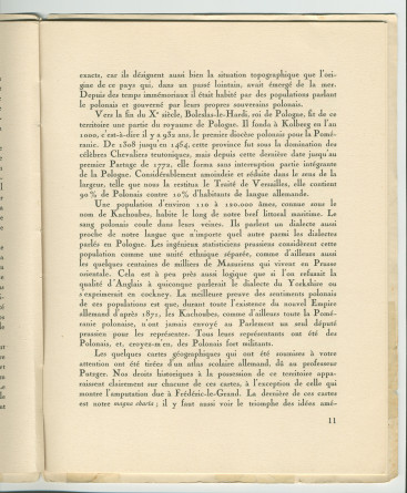 «La Pologne et la Paix» – Plaquette de l'allocution prononcée par Paderewski le 18 mai 1932 au banquet donné en son honneur à l'Hôtel Astor, à New York, par la Chambre de commerce américano-polonaise, le «Civil Forum» et le Conseil des relations étrangère