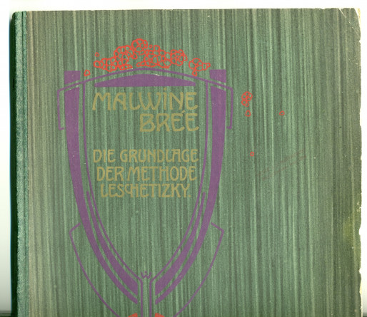 Partition de «Die Grundlage der Methode Leschetizky, mit Autorisation des Meisters herausgegeben von seiner Assistentin Malwin Brée, mit 47 Abbildungen der Hand Leschetitzkys» (B. Schott's Söhne, Mainz, 1902)