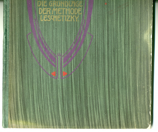 Partition de «Die Grundlage der Methode Leschetizky, mit Autorisation des Meisters herausgegeben von seiner Assistentin Malwin Brée, mit 47 Abbildungen der Hand Leschetitzkys» (B. Schott's Söhne, Mainz, 1902)