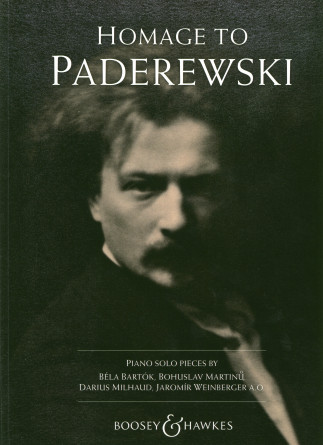 «Homage to Paderewski, Piano Solo» – 16 pièces originales de différents compositeurs contemporains écrites à l'instigation de Darius Milhaud pour célébrer les 50 ans des débuts de Paderewski à New York (Boosey & Hawkes, New York, 1941 – nouvelle éditio
