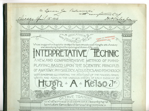 Partition de l'«Interpretative Technic, A New and Comprehensive Method of Piano-Playing, Based upon the Scientific Principles of Anatomy, Physiology, Acoustics and Psychology – Book II…» de Hugh A. Kelso Jr.
