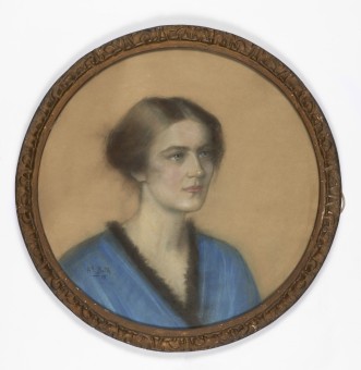 Pastel de Lydia Opienska-Barblan réalisé par Henriette Bolle