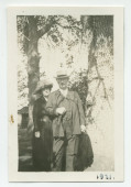 Photographie d'Hélène et Ignace Paderewski à Paso Robles, en Californie, en 1921