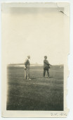 Photographie de Paderewski pratiquant le golf en Californie, le 9 avril 1922