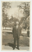 Photographie de William Hemphill, l'intendant du «Rancho Santa Helena» à Paso Robles, en Californie, en 1923