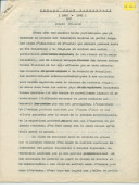 Biographie dactylographiée (corrigée à la main) de Paderewski rédigée peu après sa mort par Sylwin Strakacz (son secrétaire et consul général de la République de Pologne à Genève puis à New York) «destinée au public belge» et probablement publiée