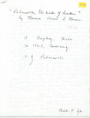«A prophecy, made in 1868, concerning I. J. Paderewski» [une prophétie concernant Paderewski faite (le 29 février) 1868 (par le Prof. Kornel Ujejski de l'Université de Lemberg)