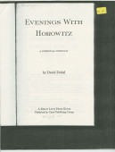 «Paderewski: The Noblest Spirit of Them All» [Le plus noble esprit parmi tous] – Chapitre 34 du livre «Evenings With Horowitz – A Personal Portrait» [Soirées avec Horowitz – Un portrait personnel] de David Dubal, publié en 1991 à New York chez Birch Lane