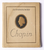 «Chopin» – Plaquette de la traduction française (par Paul Cazin) du discours prononcé par Paderewski le 23 octobre 1910 à Lwów devant l'Union des musiciens polonais, à l'occasion des célébrations du centenaire de la naissance du compositeur (Ed. de la revu