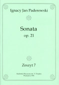 Recueil de l'op. 21 de Paderewski (Akademia Muzyczna im. F. Chopina Warszawa 1996 – Zeszyt 7 – reproduction de l'édition Ed. Bote & G. Bock, Berlin)