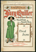 Partition de «Foxy Quiller, A Comic Opera in Three Acts» de Reginald de Koven (1859-1920) sur un livret de Harry B. Smith (Edward Schuberth & Co., New York, 1900) – dédicace manuscrite: «Ignace J. Paderewski, with sincere regards from his friend»