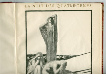 Partition (pour chant et piano) de «La Nuit des Quatre-Temps, Légende en 4 actes» de René Morax (1873-1963) (texte) et Gustave Doret (1866-1943) – «à Paderewski» (Fœtisch Frères SA, Editeurs, Lausanne, 1912 – reliure cartonnée)