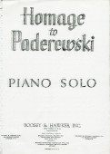 «Homage to Paderewski, Piano Solo» – 16 pièces originales de différents compositeurs contemporains écrites à l'instigation de Darius Milhaud pour célébrer les 50 ans des débuts de Paderewski à New York (Boosey & Hawkes, New York, 1941)