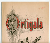 Partition de la «Gran Polonaise» pour piano op. 21 de Jacinto Ortigala (1877-1958) – «À mon cher maître, Monsieur Joseph Tragó» (Fritz Schuberth Jt., Leipzig) – dédicace manuscrite en espagnol à Paderewski